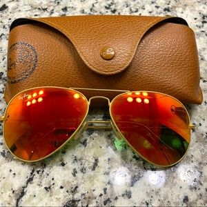Ray-Ban AVIATOR FLASH SUNGLASSES